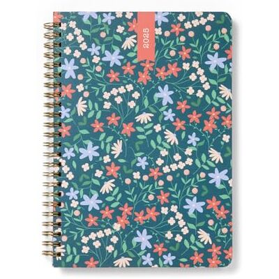 Letts of London Spring Valley Agenda settimanale 2025, formato A5, colore: verde Letts of London Spring Valley Agenda settimanale 2025, formato A5, colore: verde