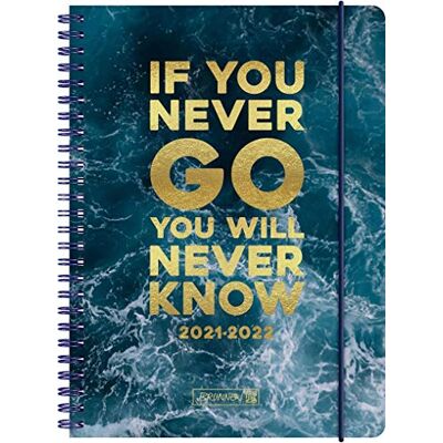 BRUNNEN Schülerkalender 2021/2022 (18 Monate) "Go", A5, PP-Einband BRUNNEN Schülerkalender 2021/2022 (18 Monate) "Go", A5, PP-Einband