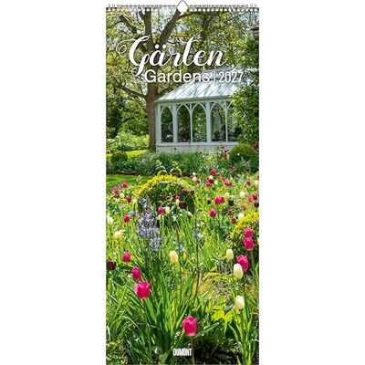 DUMONT Gärten 2027: Wandkalender 30x70 cm mit stimmungsvollen Gartenfotografien für alle Jahreszeiten und sprachneutralem Kalendarium DUMONT Gärten 2027: Wandkalender 30x70 cm mit stimmungsvollen Gartenfotografien für alle Jahreszeiten und sprachneutralem Kalendarium
