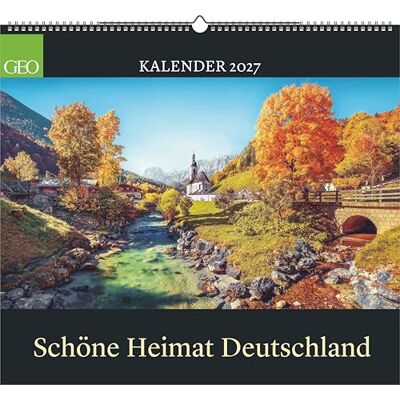 Teneues GEO Schöne Heimat Deutschland 2027: Wandkalender 50x45 cm mit 12 Landschaftsfotografien, deutschem Kalendarium und Spiralbindung Teneues GEO Schöne Heimat Deutschland 2027: Wandkalender 50x45 cm mit 12 Landschaftsfotografien, deutschem Kalendarium und Spiralbindung