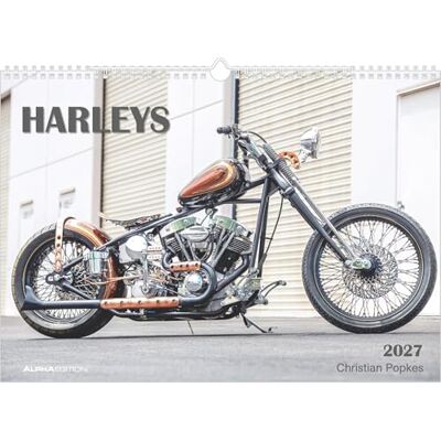 Alpha Harleys 2027: Wandkalender 42x29,7 cm mit 12 Harley-Motiven, 4-sprachigem Kalendarium und Spiralbindung Alpha Harleys 2027: Wandkalender 42x29,7 cm mit 12 Harley-Motiven, 4-sprachigem Kalendarium und Spiralbindung