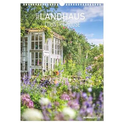 Alpha Landhaus 2027: Wandkalender 29,7x42 cm mit Feiertagen, 4-sprachigem Kalendarium und Platz für Notizen Alpha Landhaus 2027: Wandkalender 29,7x42 cm mit Feiertagen, 4-sprachigem Kalendarium und Platz für Notizen