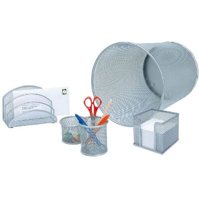 WEDO 0 Set Office Complet, 5 Pezzi, Argento WEDO 0 Set Office Complet, 5 Pezzi, Argento
