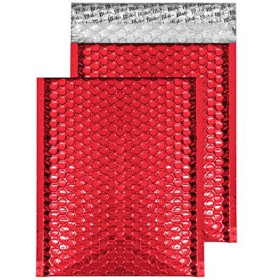 Blake Colour Packaging 250 x 180 mm 70 Mu Busta a bolle metallica Stacca e sigilla () Rosso festivo, Confezione da 500 Blake Colour Packaging 250 x 180 mm 70 Mu Busta a bolle metallica Stacca e sigilla () Rosso festivo, Confezione da 500
