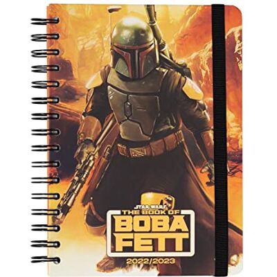 Grupo Erik : Diario Scuola 2022-2023 The Book of Boba Fett, agenda settimanale A5, 14,8x21cm, 12 mesi, ideale come diario star wars, agenda università 2022 2023,diario scuole medie e superiori Grupo Erik : Diario Scuola 2022-2023 The Book of Boba Fett, agenda settimanale A5, 14,8x21cm, 12 mesi, ideale come diario star wars, agenda università 2022 2023,diario scuole medie e superiori