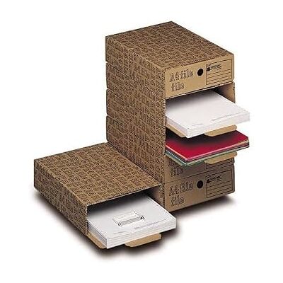 Rexel KING MEC A4 File Scatola Archivio Modulare Avana 1 Pezzo 28600 Rexel KING MEC A4 File Scatola Archivio Modulare Avana 1 Pezzo 28600