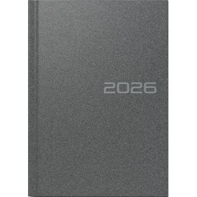 rido/idé Calendario a libro mod. Mentor 2026 A5, plastica, grigio rido/idé Calendario a libro mod. Mentor 2026 A5, plastica, grigio