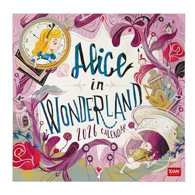 Legami Calendario da Parete 2026, Alice In Wonderland, Calendario da Muro Grande, 12 Mesi e Planner Annuale, in 6 Lingue, Spazio per Note, Segni Zodiacali, Festività Internazionali, 30 x 29 cm Legami Calendario da Parete 2026, Alice In Wonderland, Calendario da Muro Grande, 12 Mesi e Planner Annuale, in 6 Lingue, Spazio per Note, Segni Zodiacali, Festività Internazionali, 30 x 29 cm