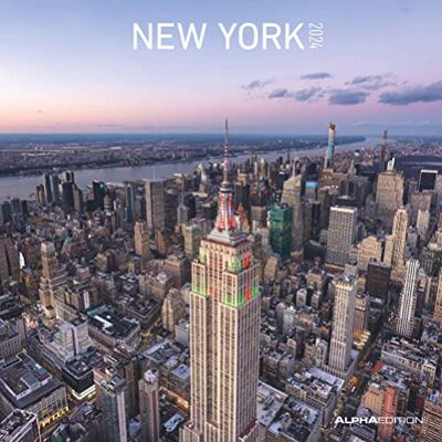 Alpha Calendario 2024 da muro NEW YORK, 12 mesi, 30x30 cm Alpha Calendario 2024 da muro NEW YORK, 12 mesi, 30x30 cm