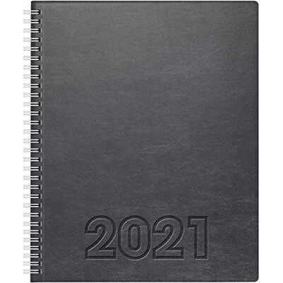 BRUNNEN Manager Wt 7 Weektimer 2 pagine = 1 settimana, 21 x 26 cm, copertina morbida Lino grigio, calendario 2021, rilegatura a filo BRUNNEN Manager Wt 7 Weektimer 2 pagine = 1 settimana, 21 x 26 cm, copertina morbida Lino grigio, calendario 2021, rilegatura a filo