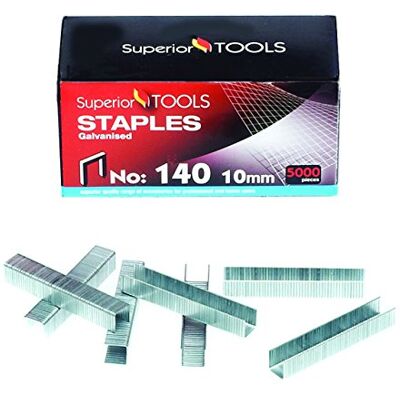 Stewart Superior 140/10 Graffette zincate (confezione da 5.000) Stewart Superior 140/10 Graffette zincate (confezione da 5.000)