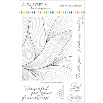 Alex Syberia Designs Astratto sfondo timbro Set 6 x 8 Alex Syberia Designs Astratto sfondo timbro Set 6 x 8