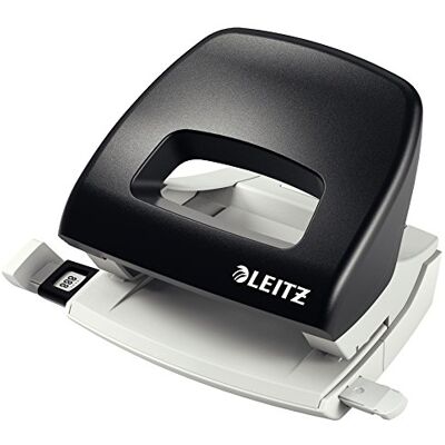 Leitz Pratica Perforatrice da Ufficio Compatta, Capacità fino a 16 Fogli, Nero, Metallo, Guida di Arresto con Barra di Selezione del Formato, Gamma NeXXt, Retail Box, Leitz Pratica Perforatrice da Ufficio Compatta, Capacità fino a 16 Fogli, Nero, Metallo, Guida di Arresto con Barra di Selezione del Formato, Gamma NeXXt, Retail Box,