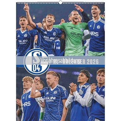 Alpha FC Schalke 04 2027: Wandkalender 48x64 cm mit 12 Stadion- und Fußballspieler-Fotografien, sprachneutralem Kalendarium und Spiralbindung Alpha FC Schalke 04 2027: Wandkalender 48x64 cm mit 12 Stadion- und Fußballspieler-Fotografien, sprachneutralem Kalendarium und Spiralbindung