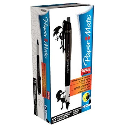 Paper Mate Papermate Balpen Eraser Max medium Black Paper Mate Papermate Balpen Eraser Max medium Black