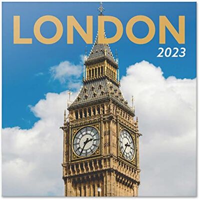 Grupo Erik Calendario 2023 da Muro Londra 12 mesi + 4 in omaggio, 30x30 cm, FSC ottimo come calendario 2023 da parete, calendario ufficio 2023, calendario casa 2023 Grupo Erik Calendario 2023 da Muro Londra 12 mesi + 4 in omaggio, 30x30 cm, FSC ottimo come calendario 2023 da parete, calendario ufficio 2023, calendario casa 2023