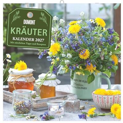 DUMONT s Kräuter Kalender 2027: Wandkalender 30x30 cm (30x60 cm geöffnet) mit 36 Fotos mit Rezepten und Tipps und Platz für Notizen DUMONT s Kräuter Kalender 2027: Wandkalender 30x30 cm (30x60 cm geöffnet) mit 36 Fotos mit Rezepten und Tipps und Platz für Notizen