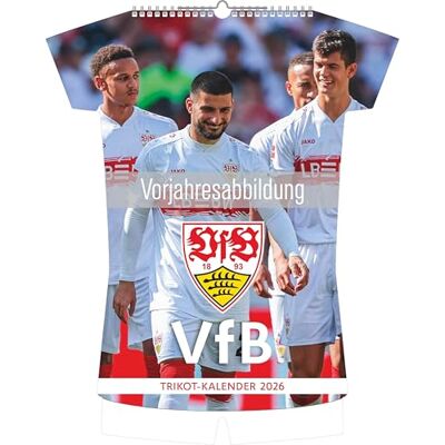 Alpha VfB Stuttgart 2027: Trikotkalender 34,1x42 cm mit 12 Fußballspieler-Fotografien, deutschem und englischem Kalendarium und Spiralbindung Alpha VfB Stuttgart 2027: Trikotkalender 34,1x42 cm mit 12 Fußballspieler-Fotografien, deutschem und englischem Kalendarium und Spiralbindung