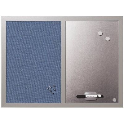 Bi-Office Bacheca Blu Campane, Cornice Perla 60 x 45 cm Bi-Office Bacheca Blu Campane, Cornice Perla 60 x 45 cm
