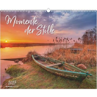 Alpha Momente der Stille 2027: Wandkalender 52x42,5 cm mit 12 Naturmotiven, sprachneutralem Kalendarium und Spiralbindung Alpha Momente der Stille 2027: Wandkalender 52x42,5 cm mit 12 Naturmotiven, sprachneutralem Kalendarium und Spiralbindung