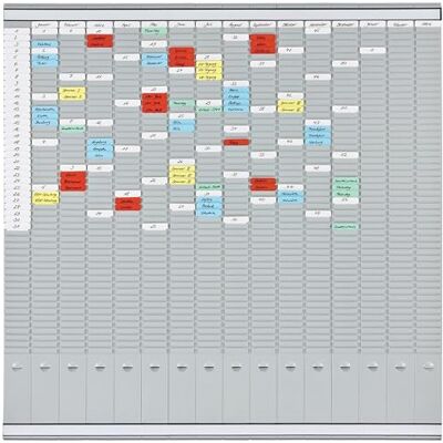 Franken PV-SET5 Planning con schede T, 100,8 x 100,8 cm, 50 pz. Franken PV-SET5 Planning con schede T, 100,8 x 100,8 cm, 50 pz.