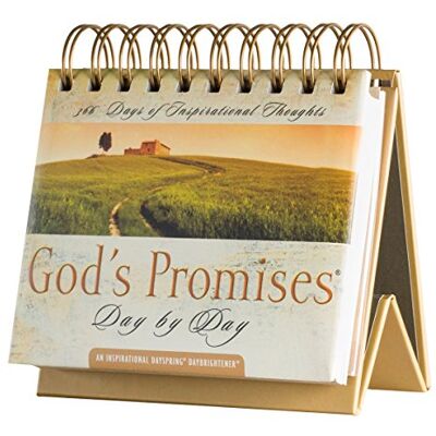Dayspring Calendario perpetuo da tavolo con scritta in inglese "God's Promises Day", 365 giorni di pensieri motivazionali che rallegrano la giornata Dayspring Calendario perpetuo da tavolo con scritta in inglese "God's Promises Day", 365 giorni di pensieri motivazionali che rallegrano la giornata