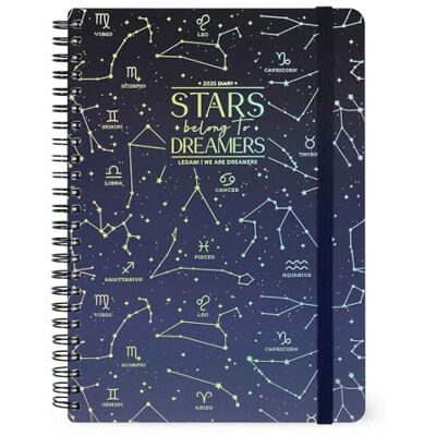 Legami Agenda Settimanale Spiralata Large, 12 Mesi, Diario da Gennaio 2025 a Dicembre 2025, Planner Pieghevole 2025/2026, Chiusura con Elastico, Taschina Finale, Rubrica, 15 x 21 cm, Stars Legami Agenda Settimanale Spiralata Large, 12 Mesi, Diario da Gennaio 2025 a Dicembre 2025, Planner Pieghevole 2025/2026, Chiusura con Elastico, Taschina Finale, Rubrica, 15 x 21 cm, Stars