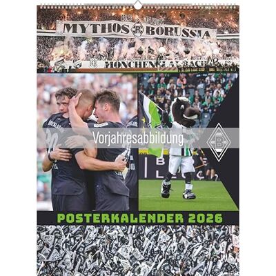 Alpha Borussia Mönchengladbach 2027: Wandkalender 48x64 cm mit 12 Stadion- und Fußballspieler-Fotografien, sprachneutralem Kalendarium und Spiralbindung Alpha Borussia Mönchengladbach 2027: Wandkalender 48x64 cm mit 12 Stadion- und Fußballspieler-Fotografien, sprachneutralem Kalendarium und Spiralbindung