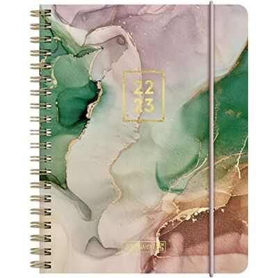 BRUNNEN Diario scolastico "Gemstone" 2022/2023 A6, 2 pagine = 1 settimana, , motivo: Gemstone BRUNNEN Diario scolastico "Gemstone" 2022/2023 A6, 2 pagine = 1 settimana, , motivo: Gemstone