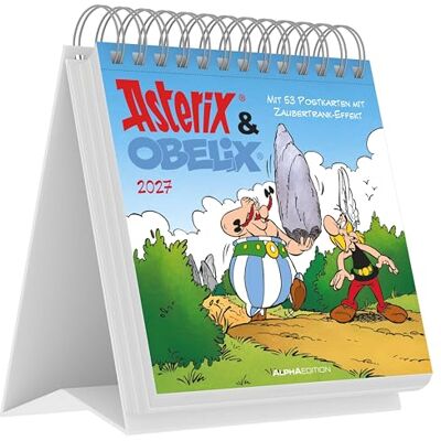 Alpha Asterix & Obelix 2027: Postkartenkalender 17x16 cm mit 53 abtrennbaren Postkarten Alpha Asterix & Obelix 2027: Postkartenkalender 17x16 cm mit 53 abtrennbaren Postkarten
