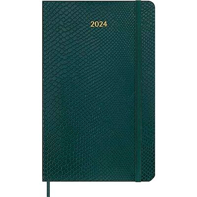 Moleskine Agenda Precious and Ethical Settimanale 12 Mesi 2024 con Confezione, Agenda 2024, Copertina Morbida Vegana Effetto Pitone e Chiusura Elastica, Formato Large 13x21, Colore Verde Moleskine Agenda Precious and Ethical Settimanale 12 Mesi 2024 con Confezione, Agenda 2024, Copertina Morbida Vegana Effetto Pitone e Chiusura Elastica, Formato Large 13x21, Colore Verde