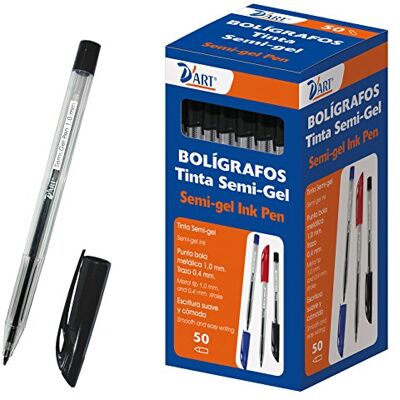 ART Dohe Confezione da 50 unità. Penna a sfera inchiostro Semi-gel Nero 1 mm ART Dohe Confezione da 50 unità. Penna a sfera inchiostro Semi-gel Nero 1 mm