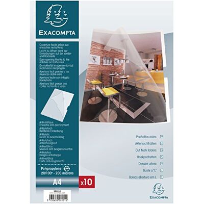 Exacompta Buste, 31.50 x 22.10 x 0.90 cm, Cristal Exacompta Buste, 31.50 x 22.10 x 0.90 cm, Cristal