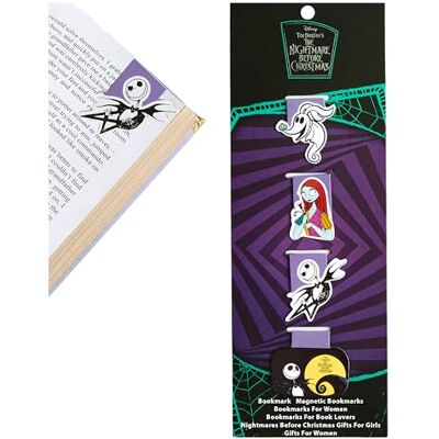 Disney The Nightmare Before Christmas Segnalibro Magnetico Pacco da 4 Accessori per Libri (Confezione da 4 multi) Disney The Nightmare Before Christmas Segnalibro Magnetico Pacco da 4 Accessori per Libri (Confezione da 4 multi)