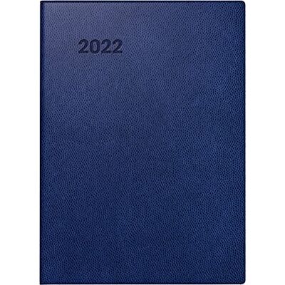 BRUNNEN Agenda tascabile modello 731 11, 2 pagine = 1 settimana, 10 x 14 cm, copertina in plastica blu, calendario 2022 BRUNNEN Agenda tascabile modello 731 11, 2 pagine = 1 settimana, 10 x 14 cm, copertina in plastica blu, calendario 2022