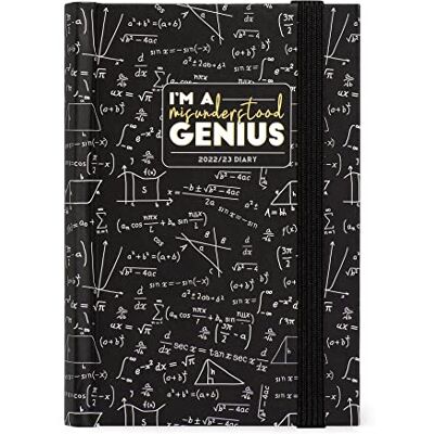 Legami Agenda 16 Mesi Giornaliera, Small, 2022/2023, 9,5 x13,5 cm, Tema Genius, in Carta Certificata FSC, da Settembre 2022 a Dicembre 2023, Carta Bianca da 80g/m², con Rubrica Estraibile Legami Agenda 16 Mesi Giornaliera, Small, 2022/2023, 9,5 x13,5 cm, Tema Genius, in Carta Certificata FSC, da Settembre 2022 a Dicembre 2023, Carta Bianca da 80g/m², con Rubrica Estraibile