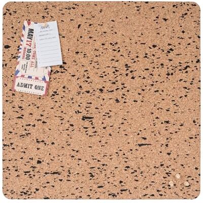 Bi-Office Eco Lavagna in sughero senza cornice, sughero double-face e sughero con EVA nero, Quadrato 45 x 45 cm Bi-Office Eco Lavagna in sughero senza cornice, sughero double-face e sughero con EVA nero, Quadrato 45 x 45 cm