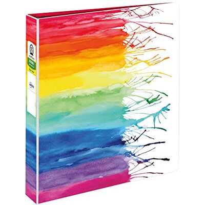 Avery + Amy Tangerine Designer Collection Binder, 1.5 Inch 3 Ring Binder, Watercolor Rainbow Design () Avery + Amy Tangerine Designer Collection Binder, 1.5 Inch 3 Ring Binder, Watercolor Rainbow Design ()