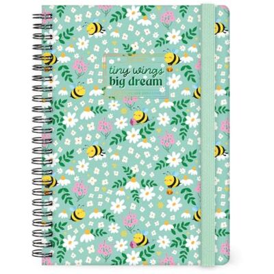 Legami Agenda Settimanale Spiralata Large 2027, Bee, 12 Mesi, Chiusura con Elastico, Diario da Gennaio 2027 a Dicembre 2027, in Carta FSC Certificata, 15 x 21 cm Legami Agenda Settimanale Spiralata Large 2027, Bee, 12 Mesi, Chiusura con Elastico, Diario da Gennaio 2027 a Dicembre 2027, in Carta FSC Certificata, 15 x 21 cm