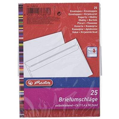 herlitz briefumschlag C6 SK OF 25er 768614 herlitz briefumschlag C6 SK OF 25er 768614