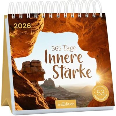 Ars Edition Postkartenkalender 365 Tage Innere Stärke 2026: Wochenkalender 2026, 53 Postkarten für mehr Resilienz Ars Edition Postkartenkalender 365 Tage Innere Stärke 2026: Wochenkalender 2026, 53 Postkarten für mehr Resilienz