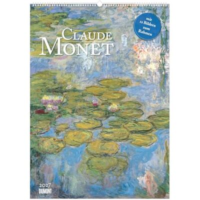 DUMONT Claude Monet 2027: Kunstkalender 50x70 cm mit 12 Meisterwerken des Impressionismus und sprachneutralem Kalendarium DUMONT Claude Monet 2027: Kunstkalender 50x70 cm mit 12 Meisterwerken des Impressionismus und sprachneutralem Kalendarium