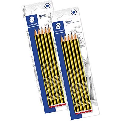 Staedtler Noris 120-2BK5D Matite HB, alta qualità e resistenza (2 x 5 matite HB) Staedtler Noris 120-2BK5D Matite HB, alta qualità e resistenza (2 x 5 matite HB)
