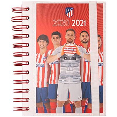 Grupo Erik Diario Scuola Giornaliero 2020/2021, 11 mesi, 11.4 x 16 cm, Atletico Madrid Grupo Erik Diario Scuola Giornaliero 2020/2021, 11 mesi, 11.4 x 16 cm, Atletico Madrid