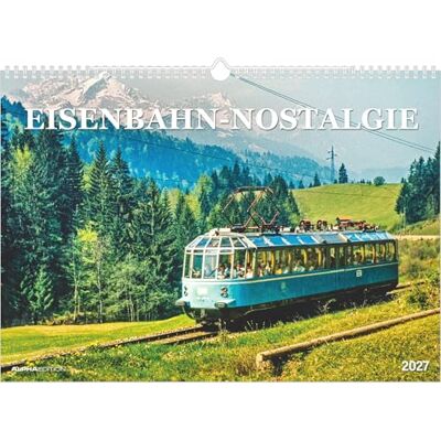 Alpha Eisenbahn-Nostalgie 2027: Wandkalender42x29,7 cm mit 12 Dampflok- und Eisenbahn-Motiven, sprachneutralem Kalendarium und Spiralbindung Alpha Eisenbahn-Nostalgie 2027: Wandkalender42x29,7 cm mit 12 Dampflok- und Eisenbahn-Motiven, sprachneutralem Kalendarium und Spiralbindung