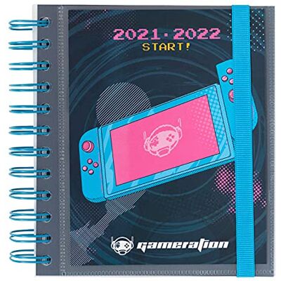 Grupo Erik Diario Scuola 2021 2022 Gameration, agenda scolastica 2021 2022 giornaliera con 11 mesi, 16x14 cm, ideale come diario elementari, diario scuola media, diario superiori Grupo Erik Diario Scuola 2021 2022 Gameration, agenda scolastica 2021 2022 giornaliera con 11 mesi, 16x14 cm, ideale come diario elementari, diario scuola media, diario superiori