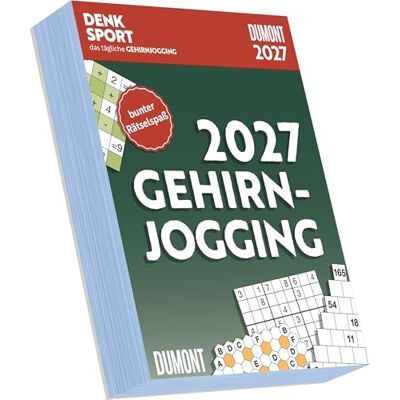 DUMONT Gehirnjogging 2027: Tagesabreißkalender 18x15,9 cm mit 313 Seiten für Knobelfreunde und Rätselfans DUMONT Gehirnjogging 2027: Tagesabreißkalender 18x15,9 cm mit 313 Seiten für Knobelfreunde und Rätselfans