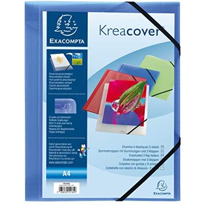 Exacompta Confezione da 5 pezzi, colore: Blu Blu Exacompta Confezione da 5 pezzi, colore: Blu Blu