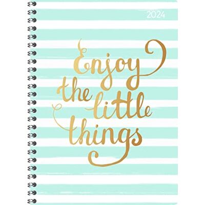 Alpha Agenda Settimanale Ladytimer Spiralata 2024, 15x21 cm, LITTLE THINGS, 128 pagine Alpha Agenda Settimanale Ladytimer Spiralata 2024, 15x21 cm, LITTLE THINGS, 128 pagine
