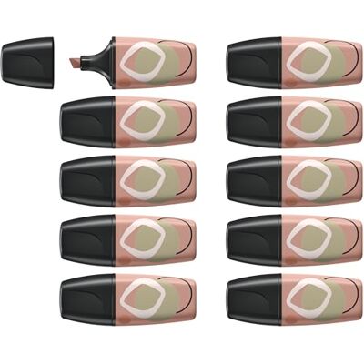 STABILO BOSS MINI Naturevibes Evidenziatore Confezione da 10 Fava di Cacao STABILO BOSS MINI Naturevibes Evidenziatore Confezione da 10 Fava di Cacao